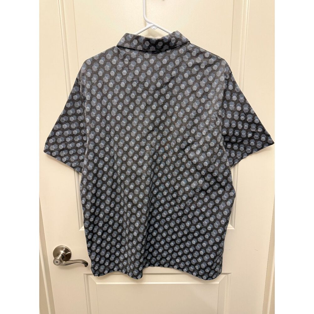 Jos. A. Bank Traveler Polo Shirt XL Cotton Geo Dot - Picture 4 of 5